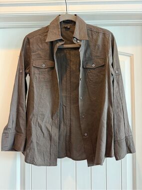 Theory Women's Button-Down Shirt in Gray